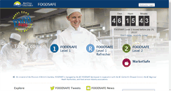 Desktop Screenshot of foodsafe.ca